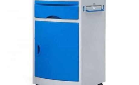 ABS / METAL Bedside locker METAL BODY ON WHEELS