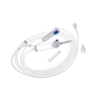 Admin Infusion Set with 1 Y site without needle 60 drops pack size