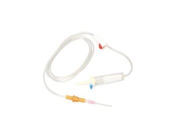 Blood admin set 10 drops pack size 1